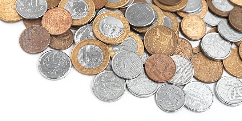 Diverse monete in gettoni